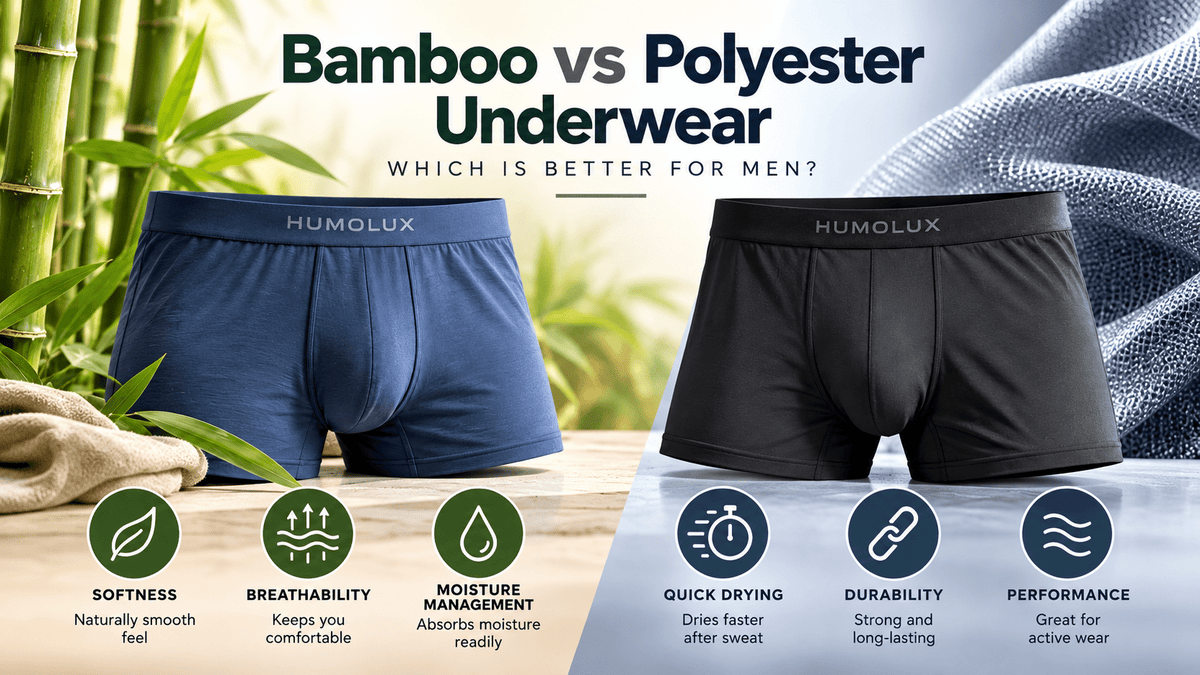 Bamboo vs Polyester Underwear: Which Is Better for Men - Humolux