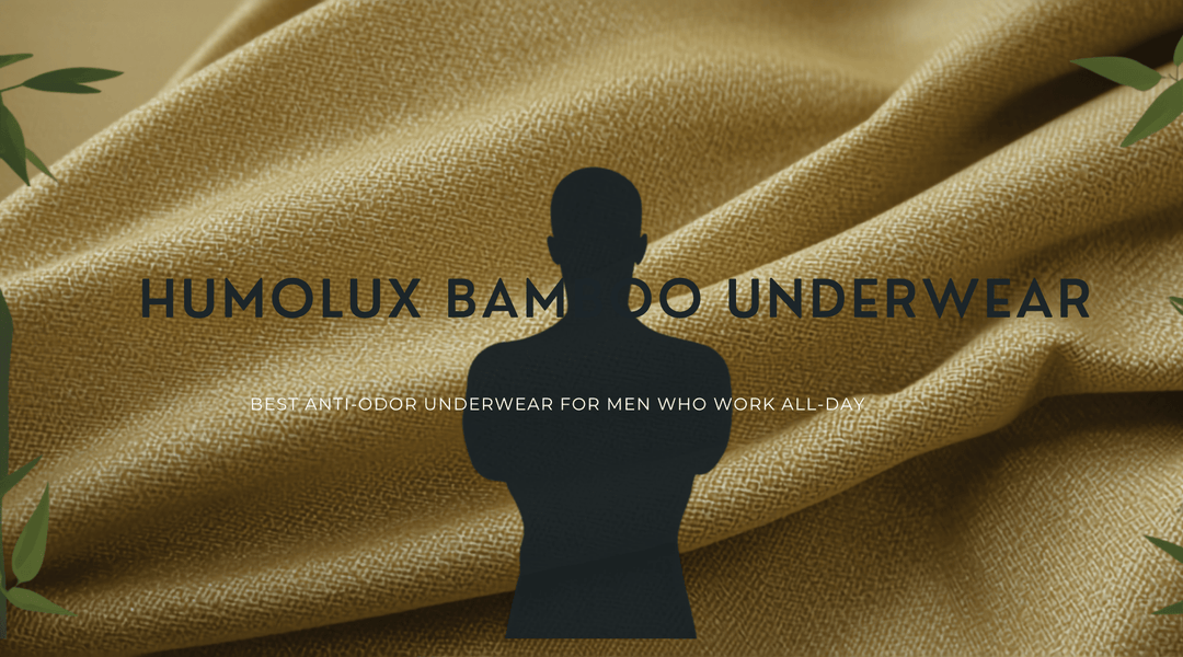 Humolux anti-odor men's underwear blog banner featuring soft fabric folds and breathable everyday comfort.
