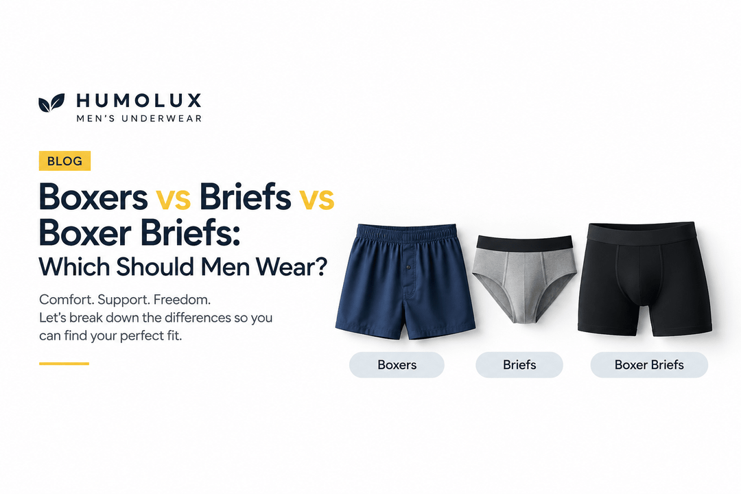 Boxers vs Briefs vs Boxer Briefs: Which Should Men Wear Daily? - Humolux