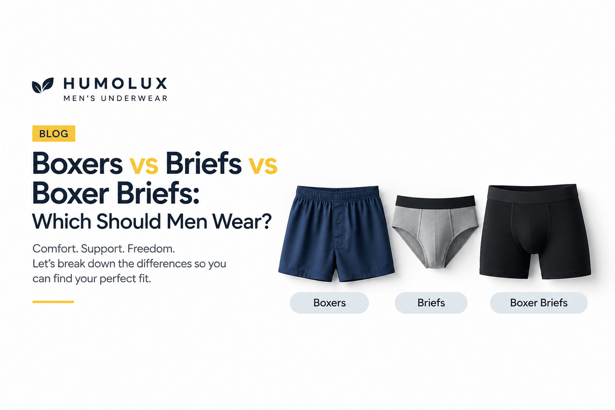 Boxers vs Briefs vs Boxer Briefs: Which Should Men Wear Daily? - Humolux