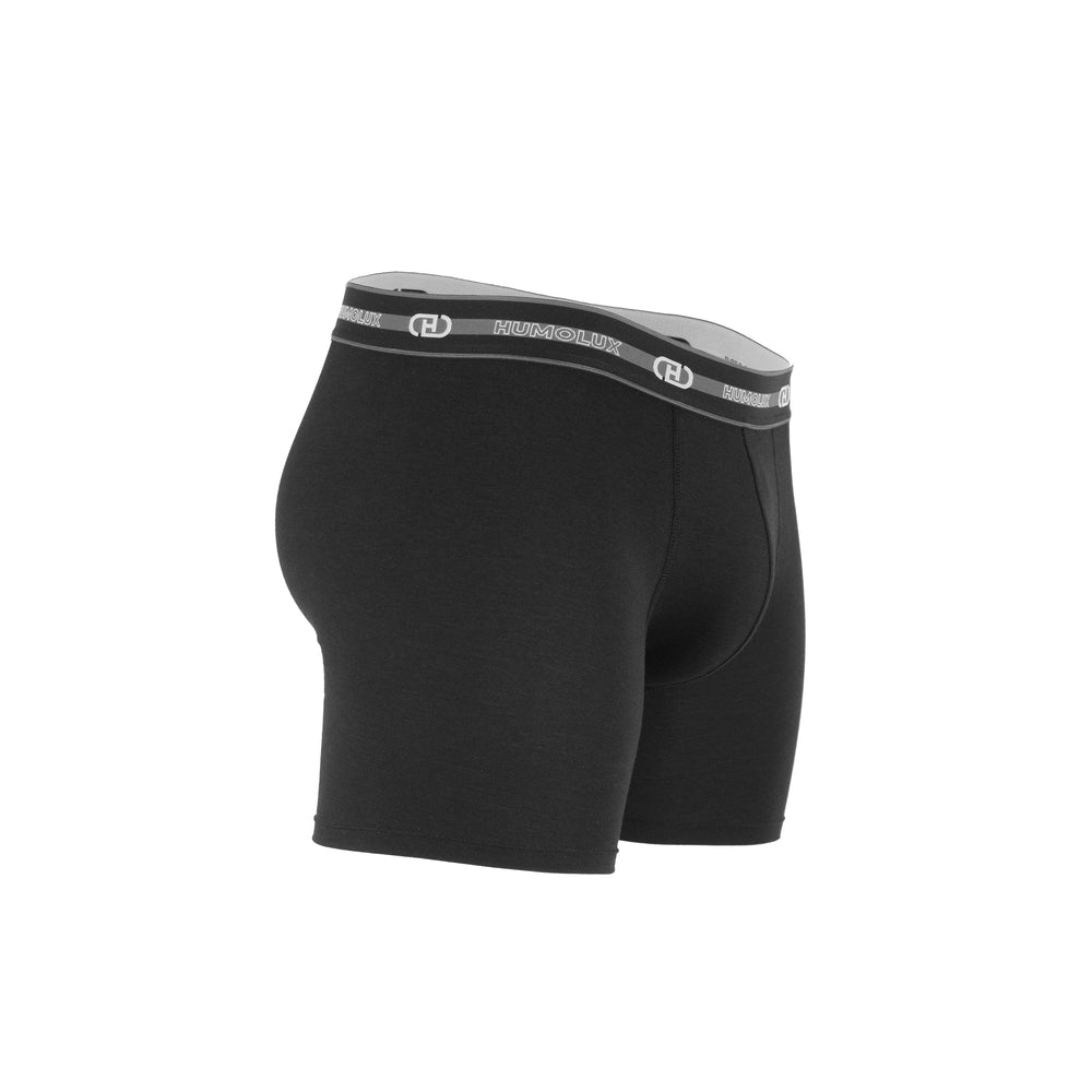 Black Bamboo Men’s Underwear – Boxer Briefs, Breathable & Comfortable
