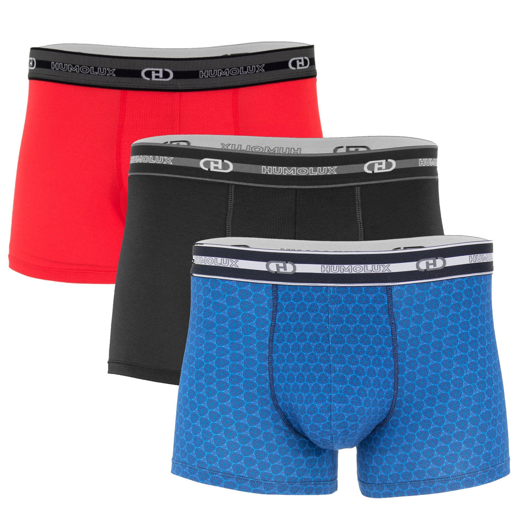 “Bamboo cotton men’s trunk underwear 3-pack designed for all-day comfort”